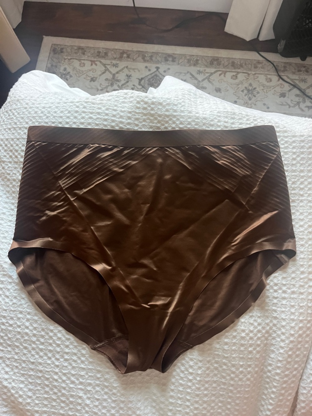 SPANX High-Waist Seamless Shaping Briefs - Brown
